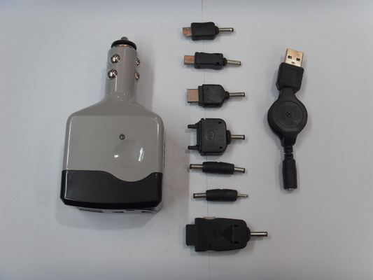 Connecteurs embrochables d'adapteur de chargeur de voiture d'USB de mini voyage de téléphone portable d'OEM 12V