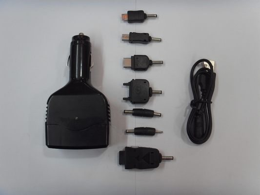 Connecteur d'adapteur de chargeur de voiture d'USB de voyage de téléphone portable d'OEM 12V mini avec mené